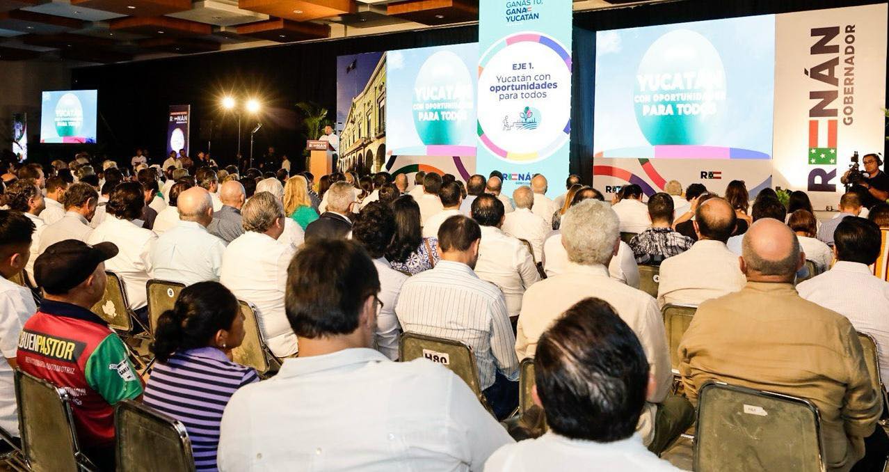 PRESENTA RENÁN BARRERA LA AGENDA DE GOBIERNO 2024-2030 ‘¡GANA YUCATÁN Y GANAS TÚ!’