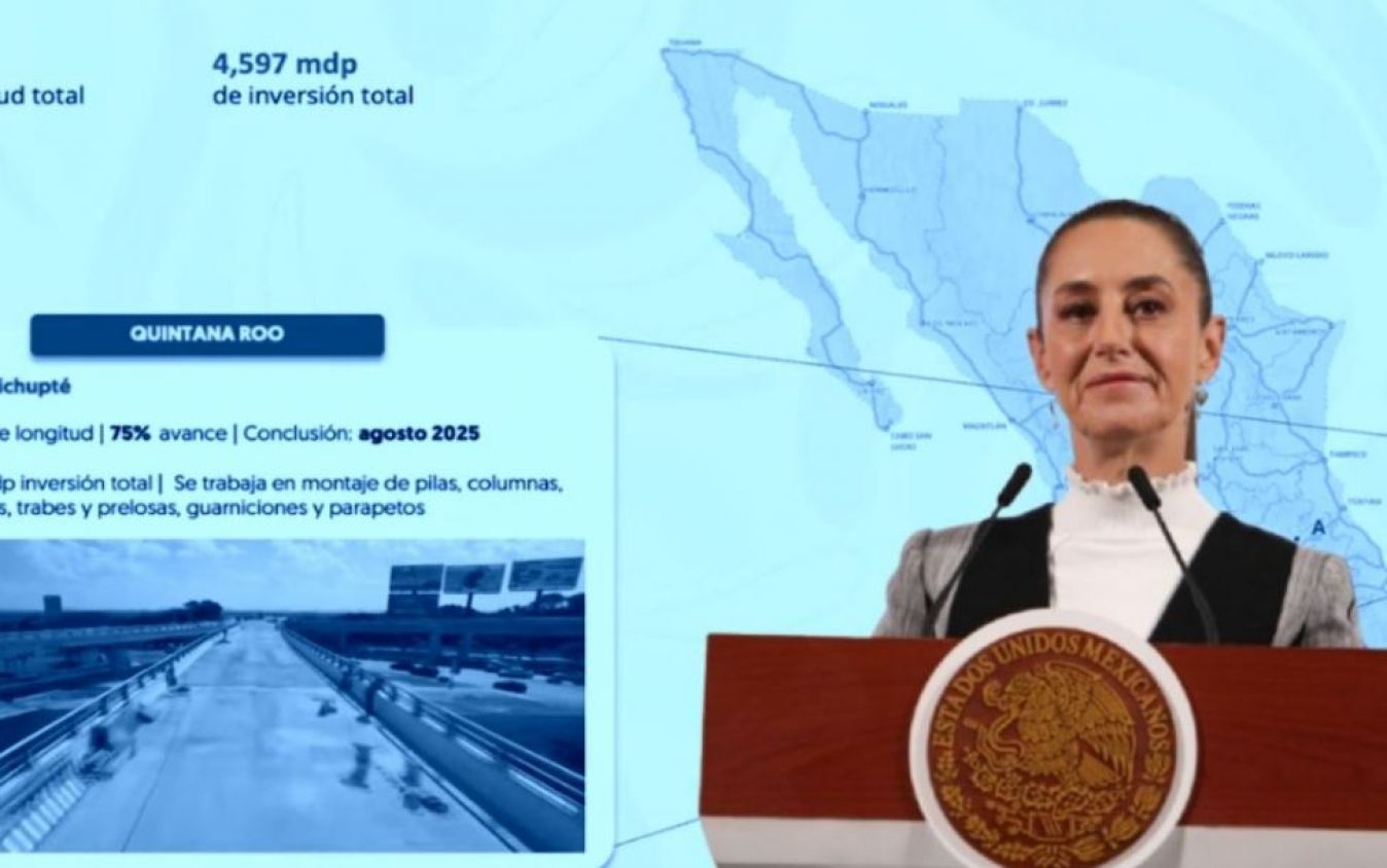 PRESENTA CLAUDIA SHEINBAUM PROGRAMA NACIONAL DE INFRAESTRUCTURA CARRETERA 2025-2030