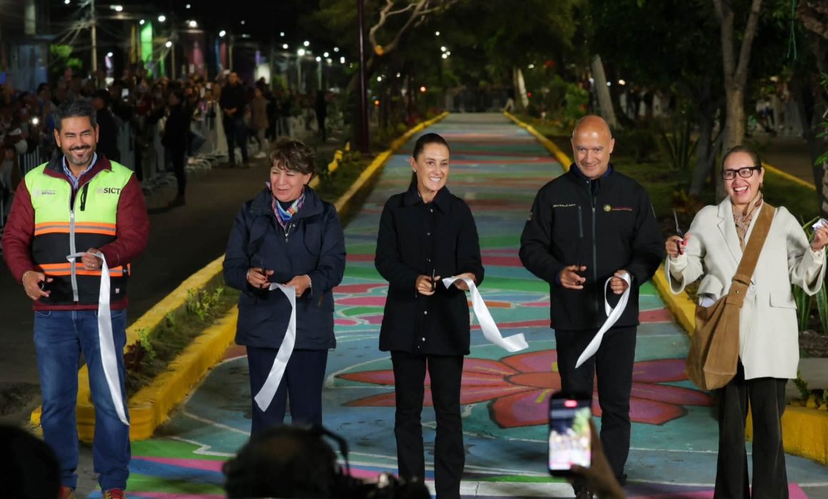 INAUGURA CLAUDIA SHEINBAUM SENDERO SEGURO