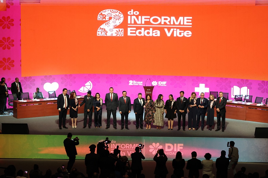 PRESENTA EDDA VITE INFORME DE RESULTADOS DE SU SEGUNDO AÑO AL FRENTE DEL DIF-HIDALGO