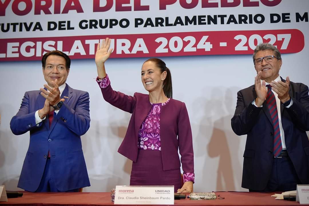 RECONOCE CLAUDIA SHEINBAUM AL TEPJF TRAS REFRENDAR MAYORÍA CALIFICADA DE MORENA EN SAN LÁZARO