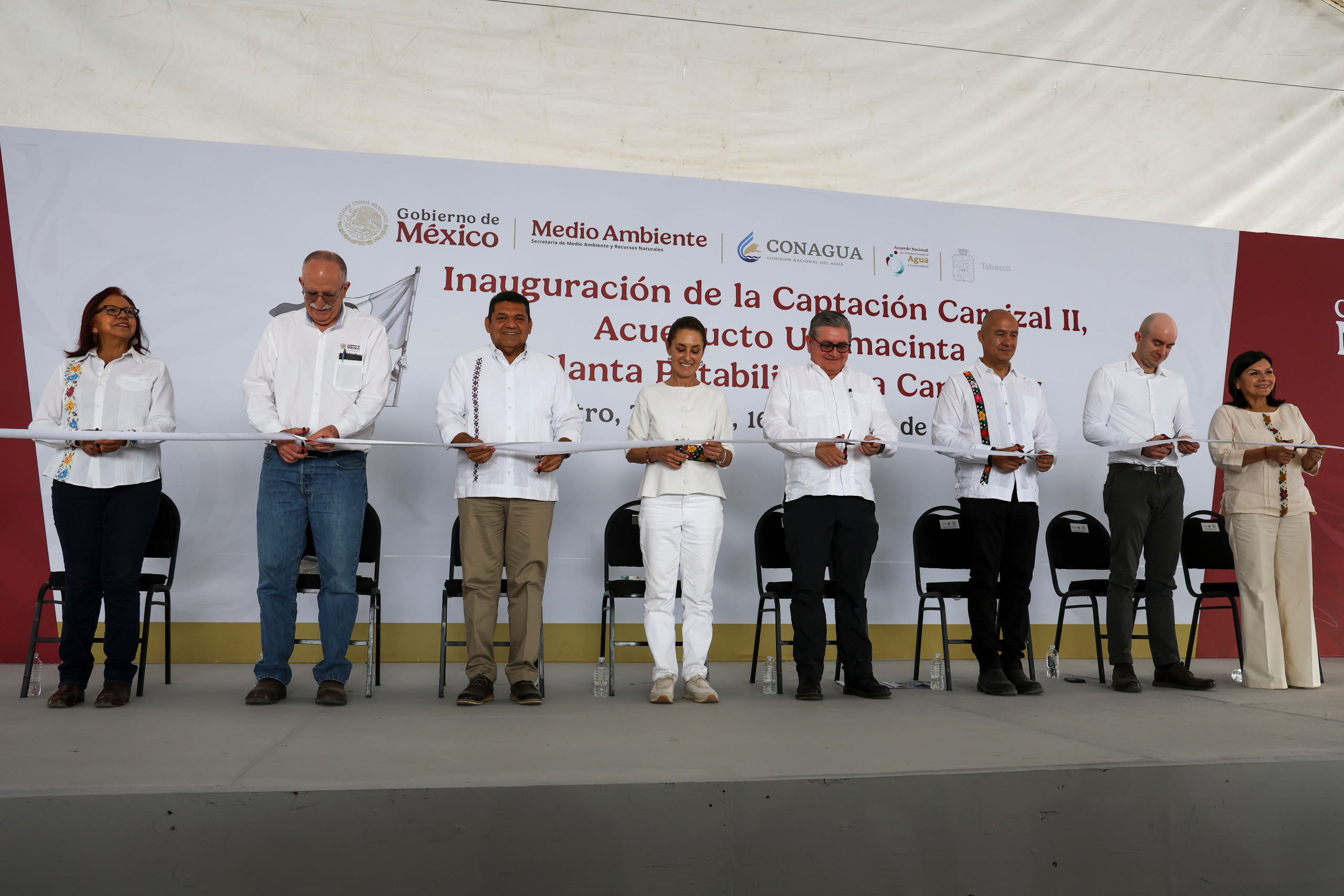 INAUGURA CLAUDIA SHEINBAUM PLANTA POTABILIZADORA CARRIZAL II EN TABASCO