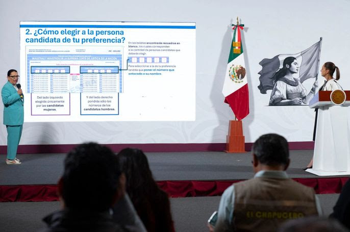 “ESTAMOS TODOS, DESDE ABAJO, CAMBIANDO AL PODER JUDICIAL”: CLAUDIA SHEINBAUM